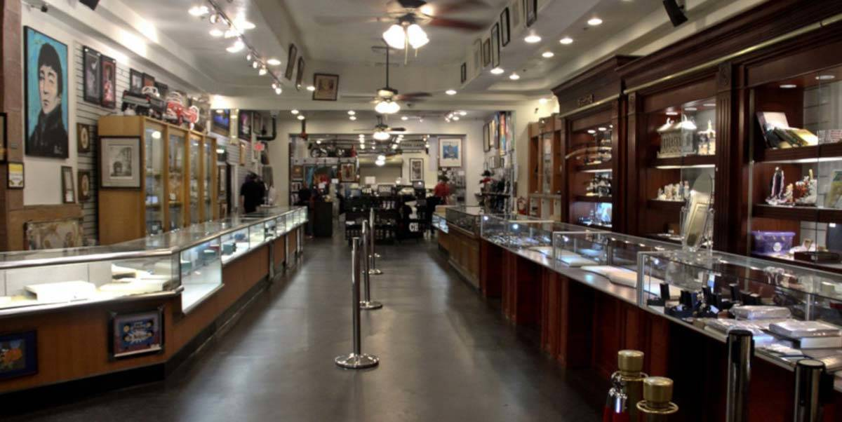 Artículos en vitrina